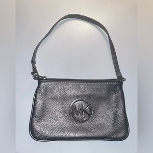 Michael Kors Silver Wristlet